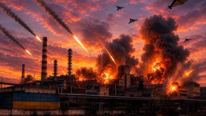 Ночная расплата: удар «Гераней» превратил украинский НПЗ в пылающий ад после терактов против России